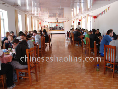 school dinner hall