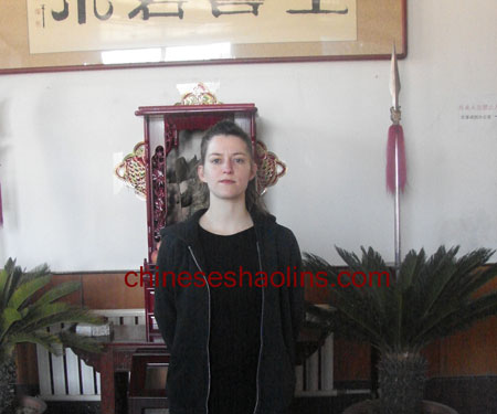 She trained for six month for shaolin kung fu
