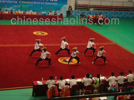 Kunyu mountain shaolin martial arts academy took part in competition