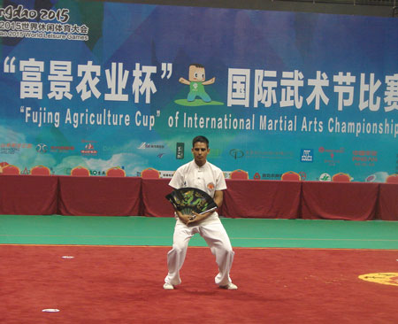 Kunyu mountain shaolin martial arts academy took part in competition