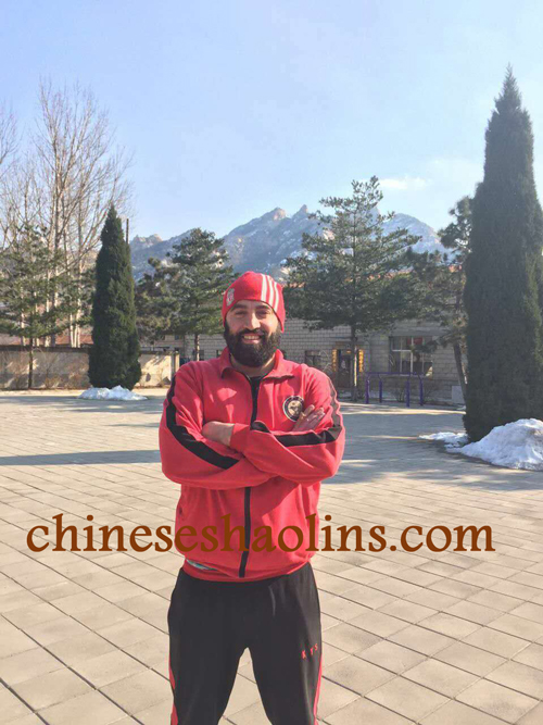 Christopher stayed for one year in China Kunyu mountain Shaolin martial arts academy China