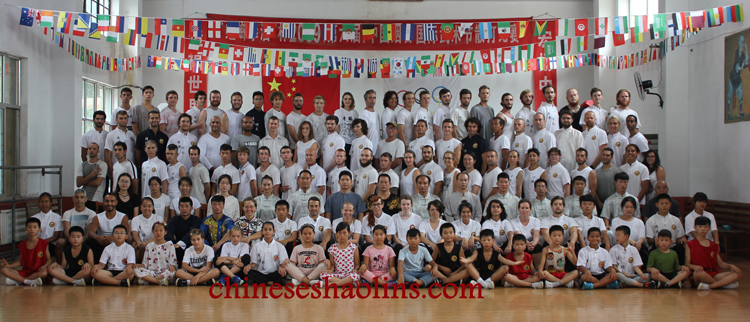 Kunyu Mountain Shaolin Martial arts academy Group photo