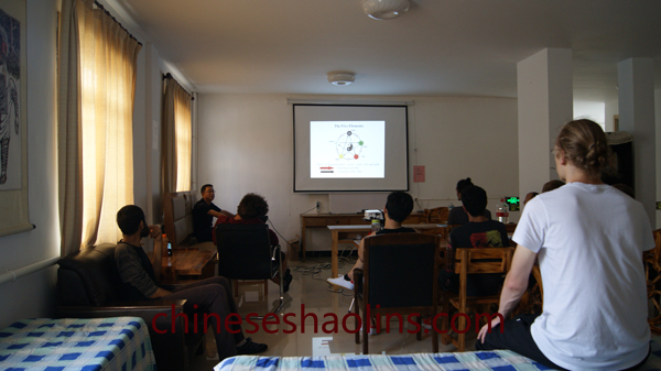Chinese cultural lesson in Kunyu mountain academy